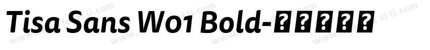 Tisa Sans W01 Bold字体转换